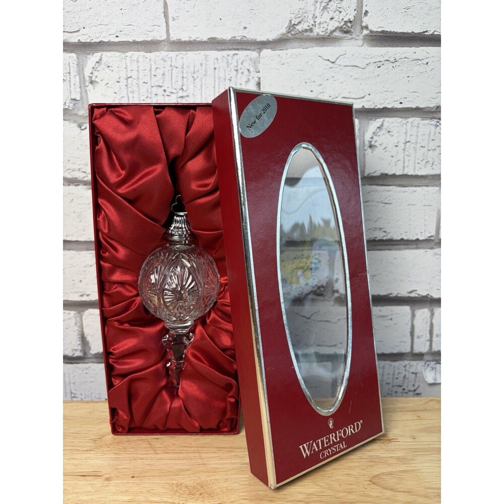 Waterford Crystal SPIRE ORNAMENT WITH ENHANCER - New in Box - #151922 2010